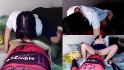 Punya Adik Daun Masih Muda Pulang S3k0lah ML