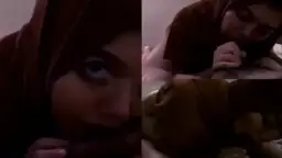 Sepongan Hijab Cokelat Cantik
