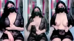 Toket Bulet Alondra Cantik Pakai Lingerie